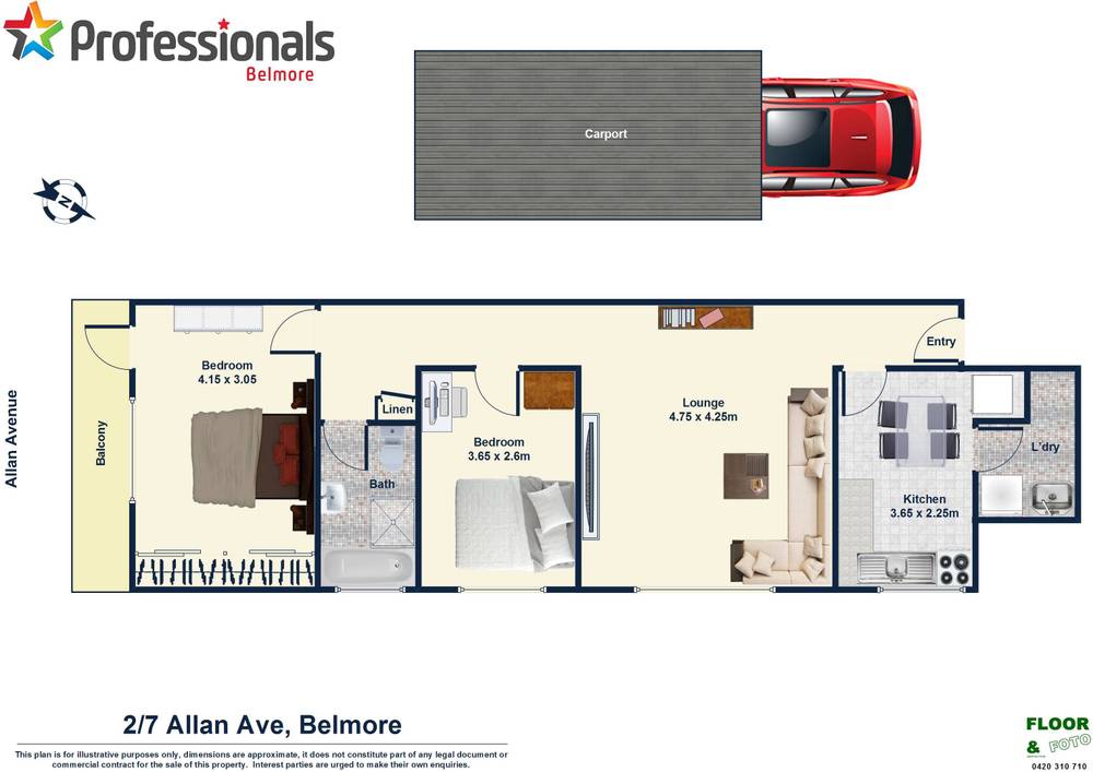 2/7 Allan Avenue, Belmore, NSW 2192