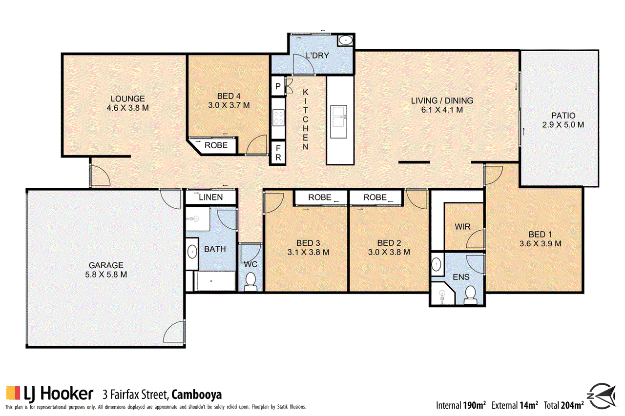 3 Fairfax Street, CAMBOOYA, QLD 4358