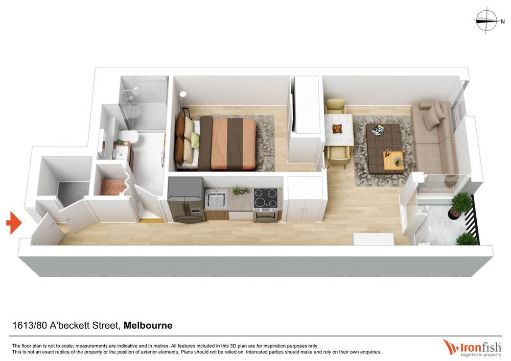1613/80 Abeckett Street, Melbourne, VIC 3000