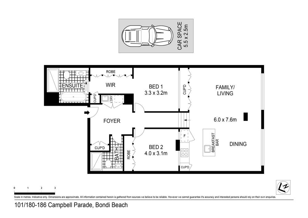 101/180-186 Campbell Parade, BONDI BEACH, NSW 2026