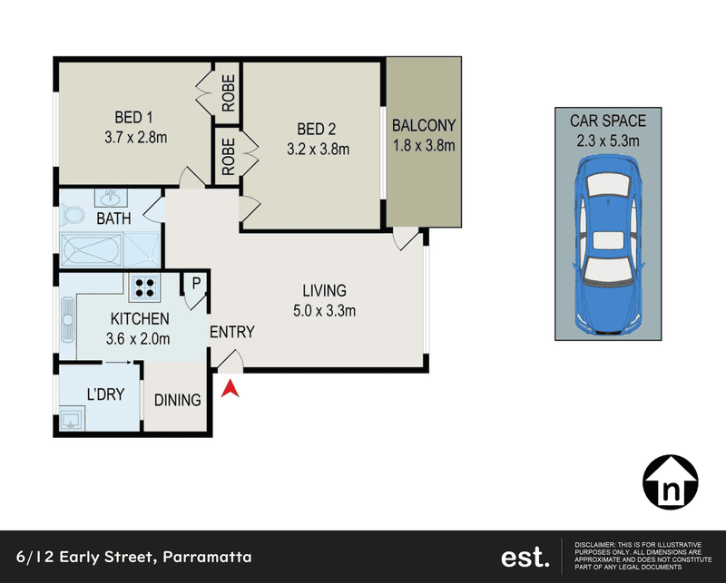 6/12 Early Street, PARRAMATTA, NSW 2150