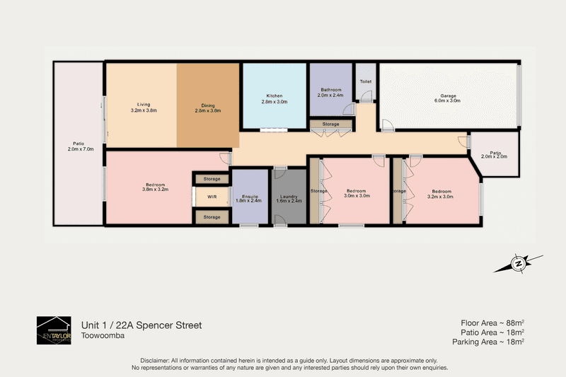 Unit 1/22A Spencer St, Harristown, QLD 4350