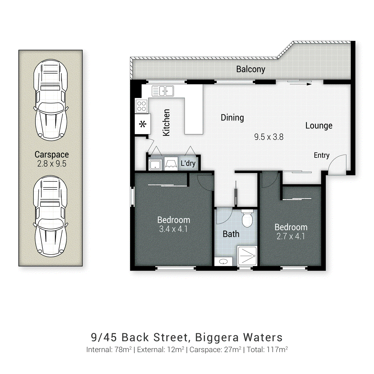 9/45 Back Street, BIGGERA WATERS, QLD 4216