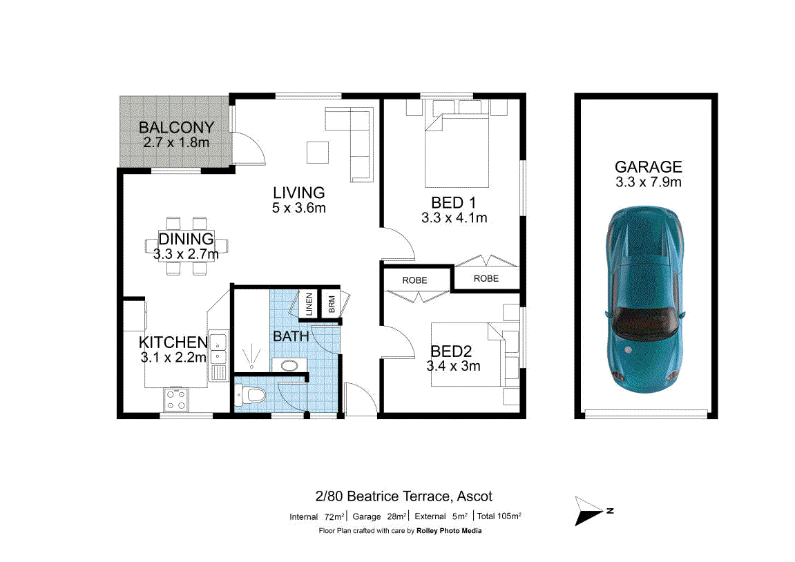 2/80 Beatrice Terrace, Ascot, QLD 4007