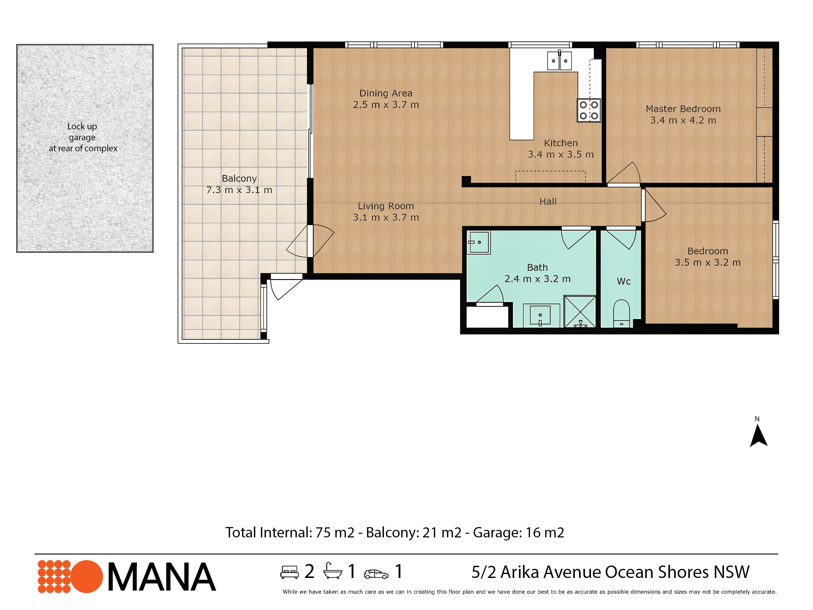 5/2 Arika Avenue, OCEAN SHORES, NSW 2483