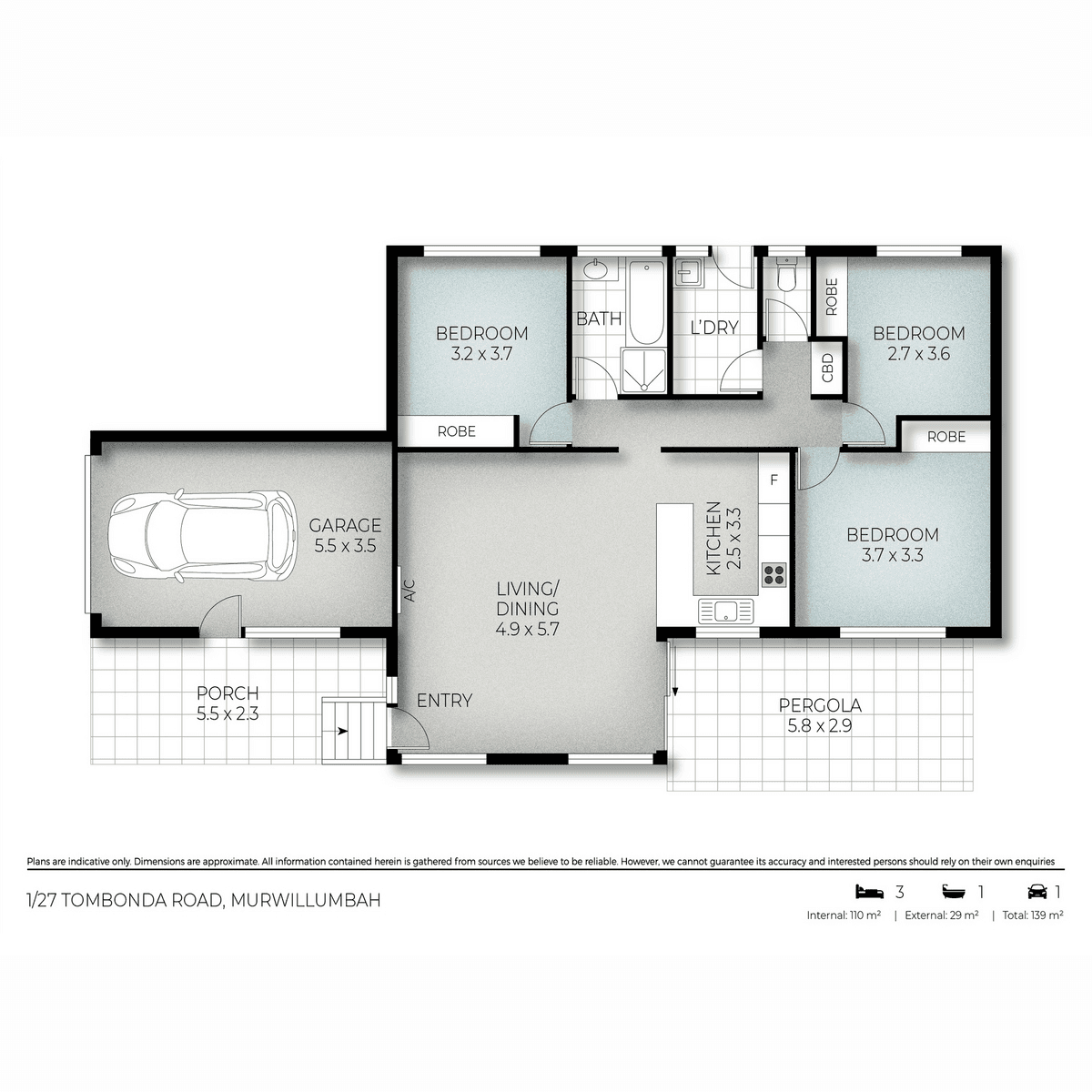 1/27 Tombonda Road, MURWILLUMBAH, NSW 2484