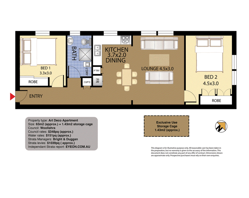 4/17 Cooper Street, PADDINGTON, NSW 2021