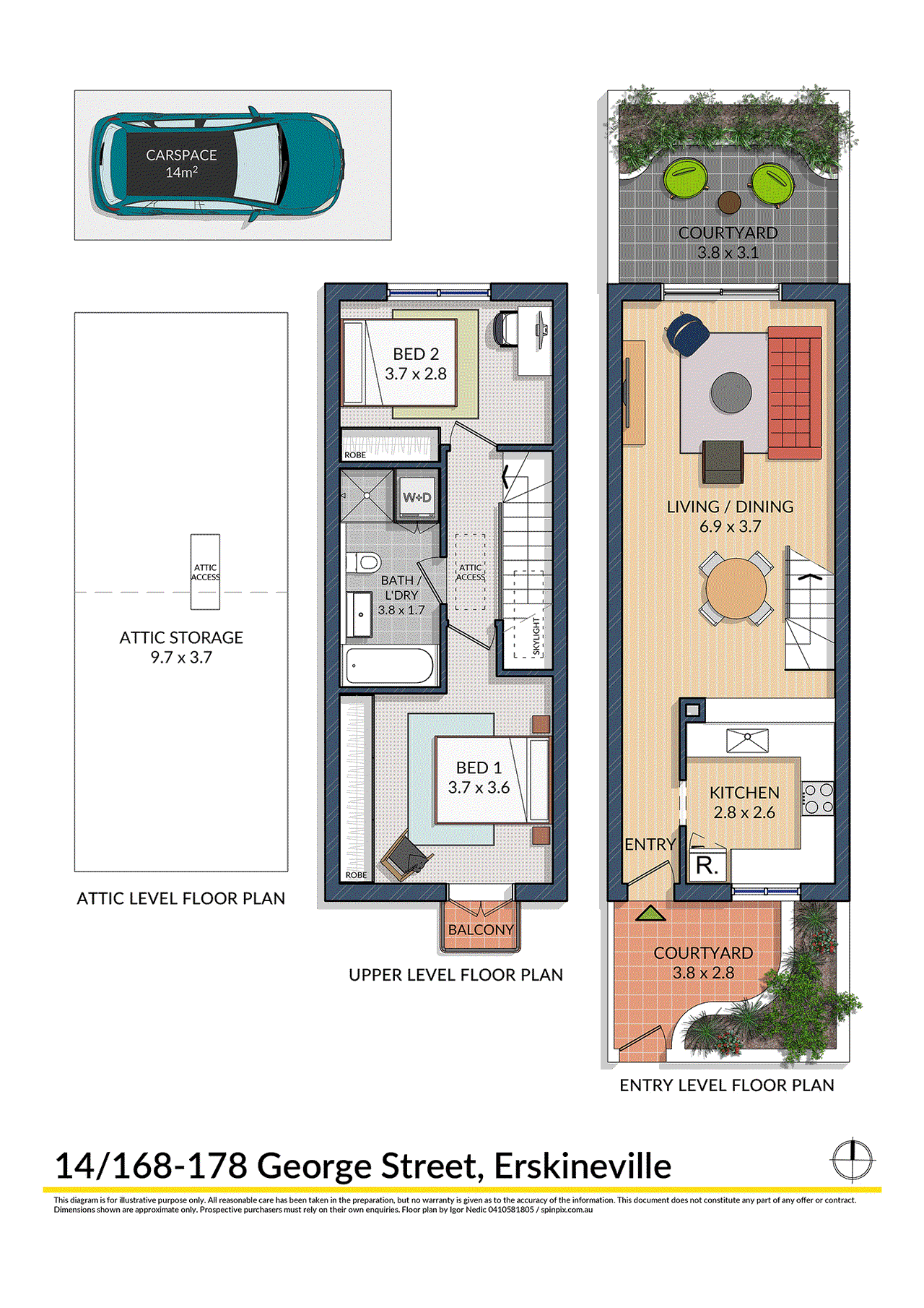 14/168 George Street, ERSKINEVILLE, NSW 2043