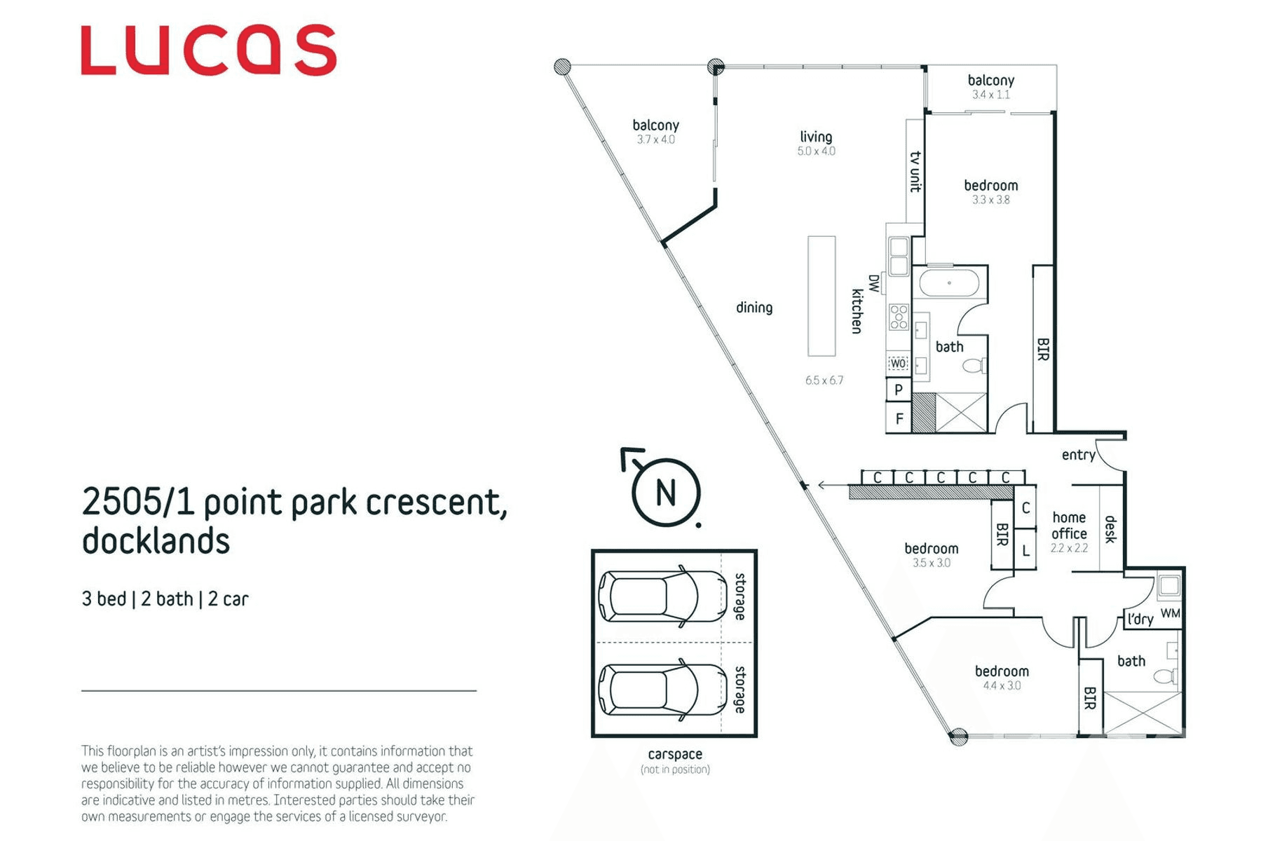 2505/1 Point Park Crescent, Docklands, VIC 3008