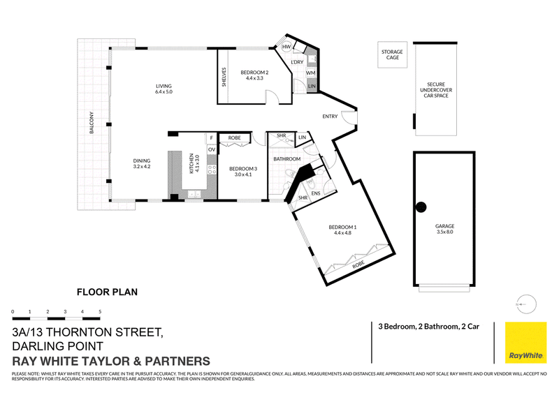 3A/13 Thornton Street, DARLING POINT, NSW 2027