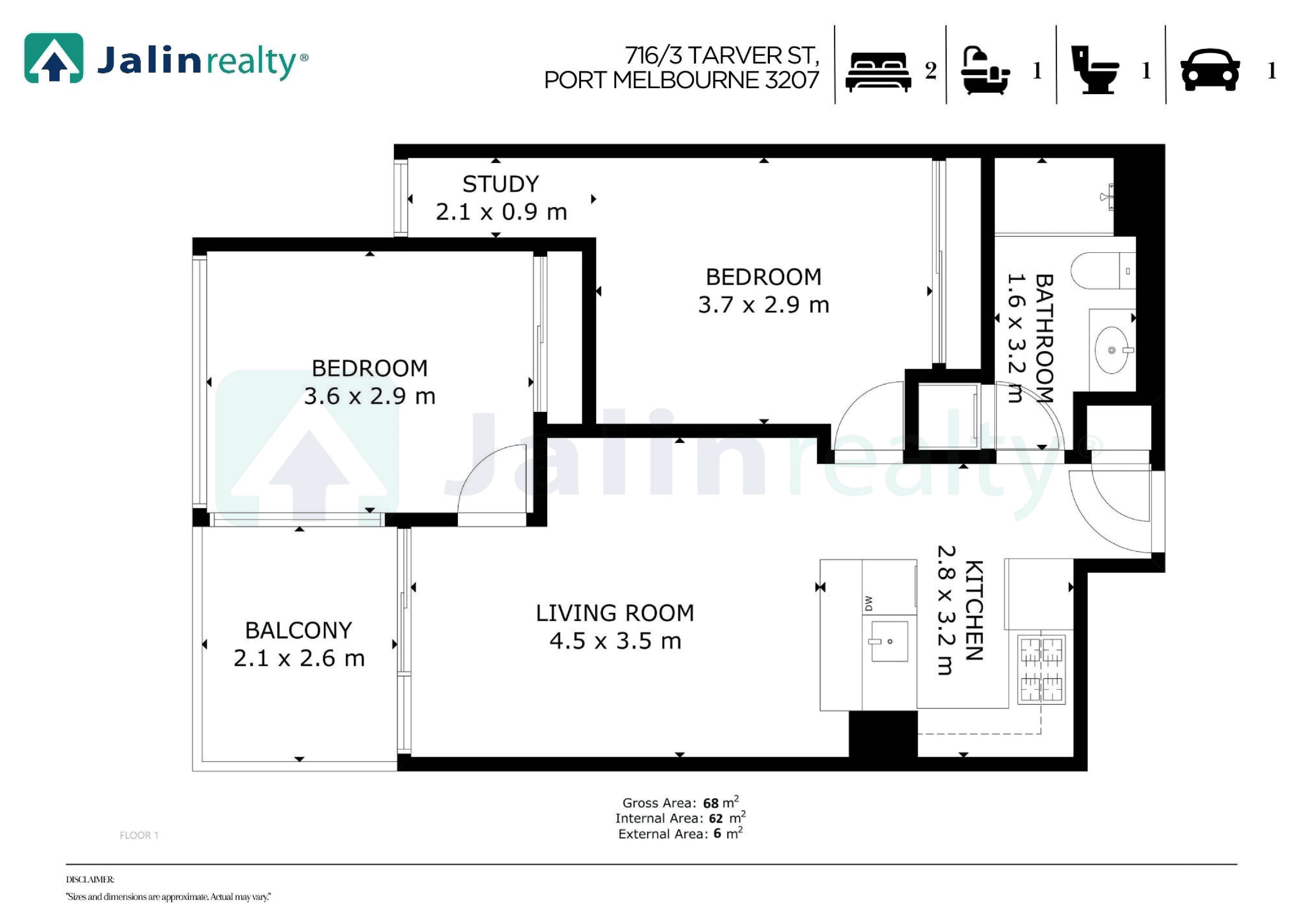 716/3 Tarver Street, Port Melbourne, VIC 3207