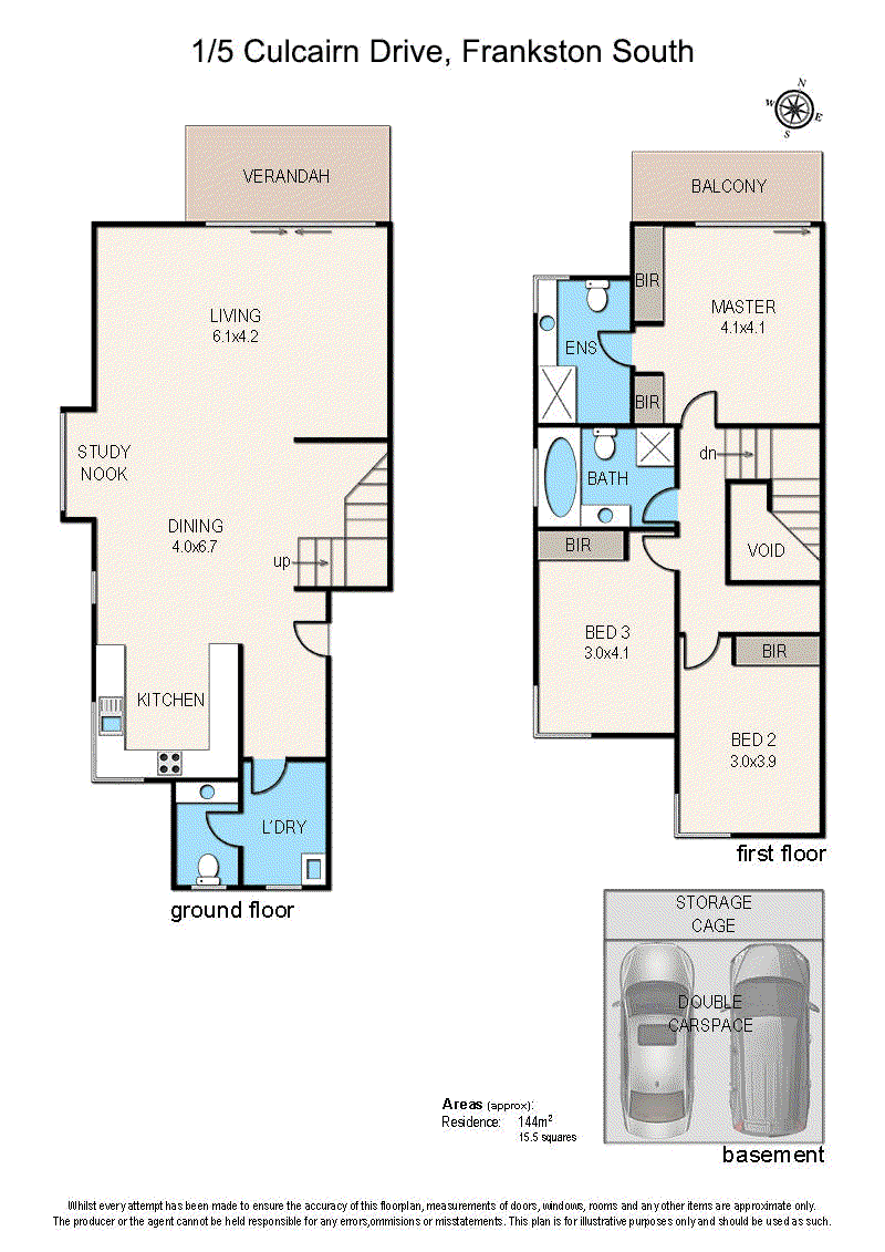 Level 1, 1/5 Culcairn Drive, Frankston South, VIC 3199