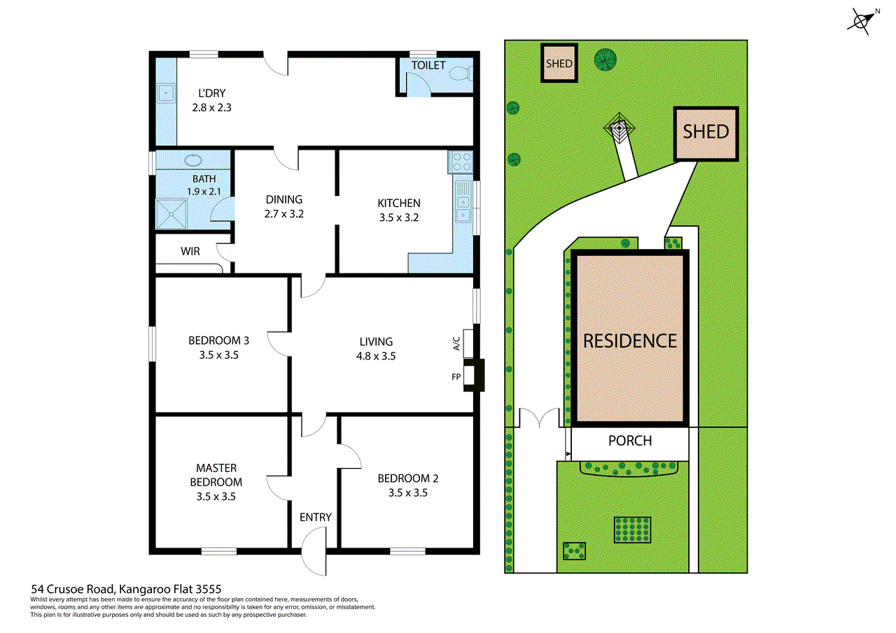 54 Crusoe Road, KANGAROO FLAT, VIC 3555