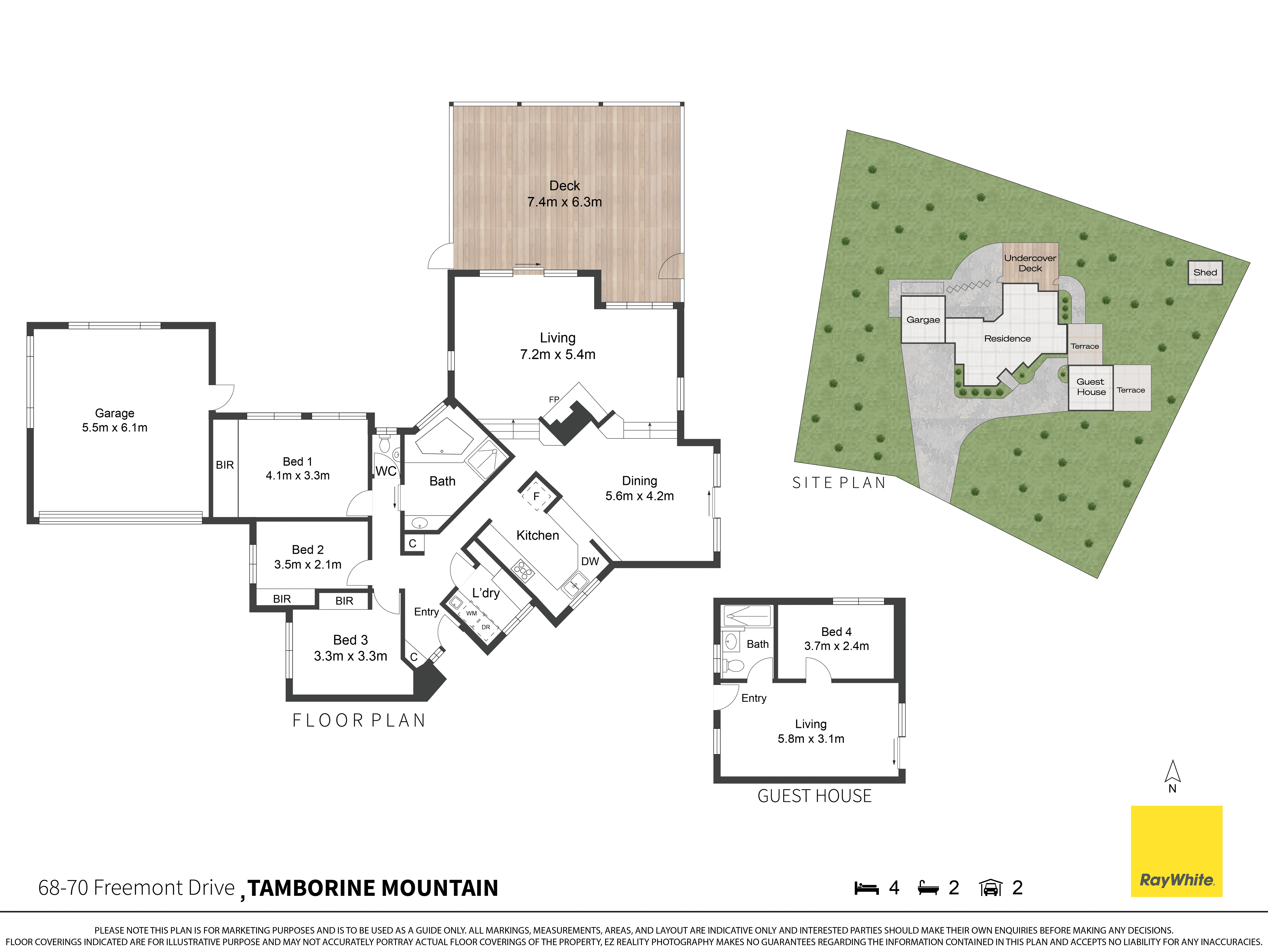 68-70 Freemont Drive, TAMBORINE MOUNTAIN, QLD 4272