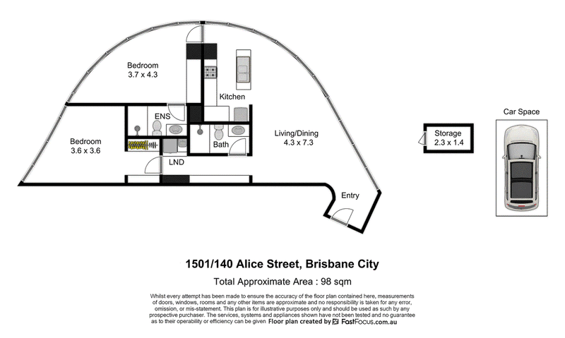 1501/140 Alice Street, BRISBANE CITY, QLD 4000