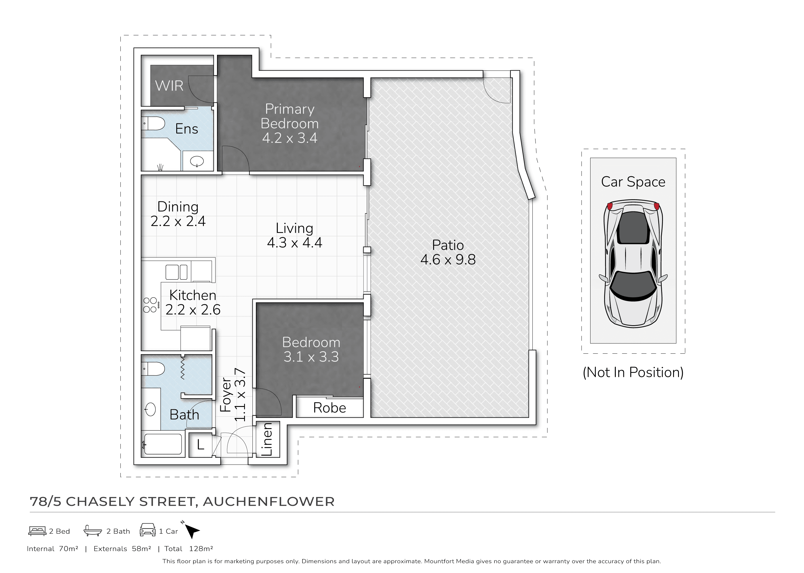 78/5 Chasely Street, AUCHENFLOWER, QLD 4066