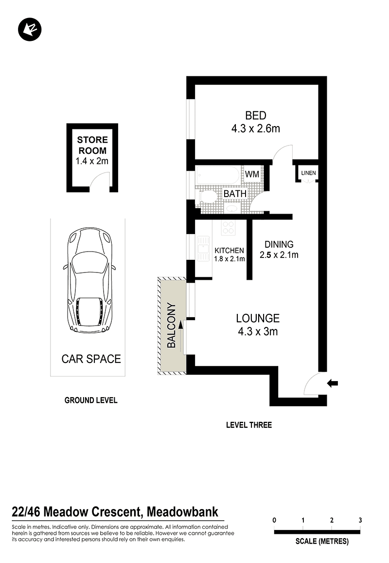 22/46 Meadow Crescent, MEADOWBANK, NSW 2114