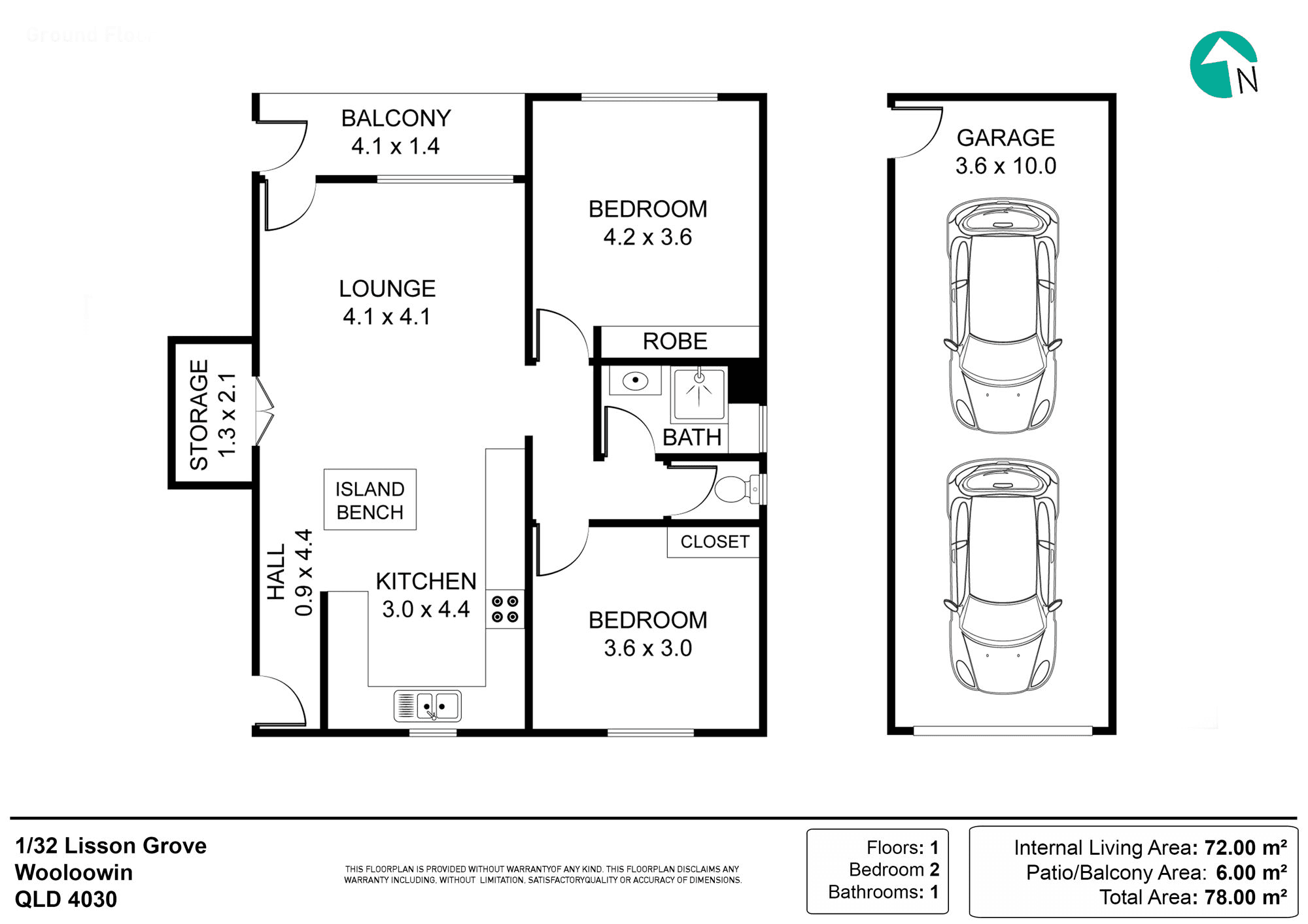 1/32 Lisson Grove, WOOLOOWIN, QLD 4030