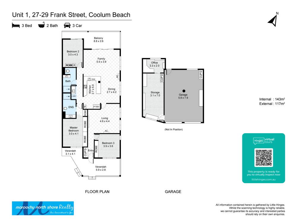 1/27-29 Frank St, Coolum Beach, QLD 4573