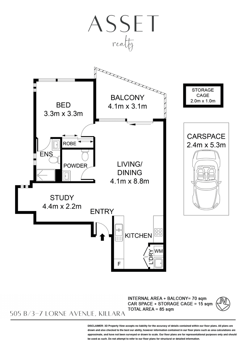 505B/3-7 Lorne Avenue, Killara, NSW 2071