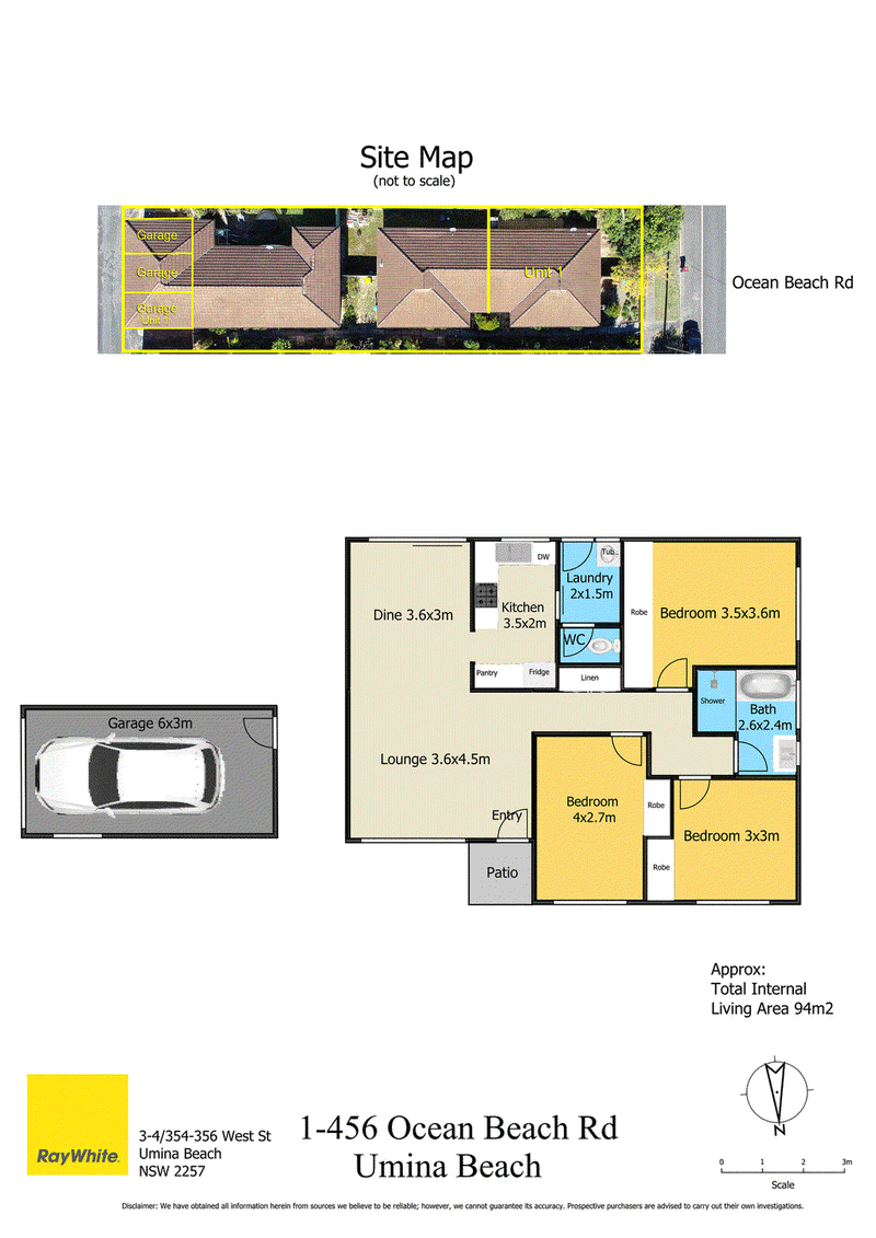 1/456 Ocean Beach Road, UMINA BEACH, NSW 2257