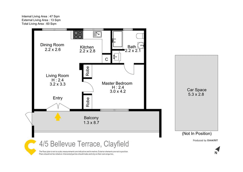 4/5 Bellevue Terrace, CLAYFIELD, QLD 4011