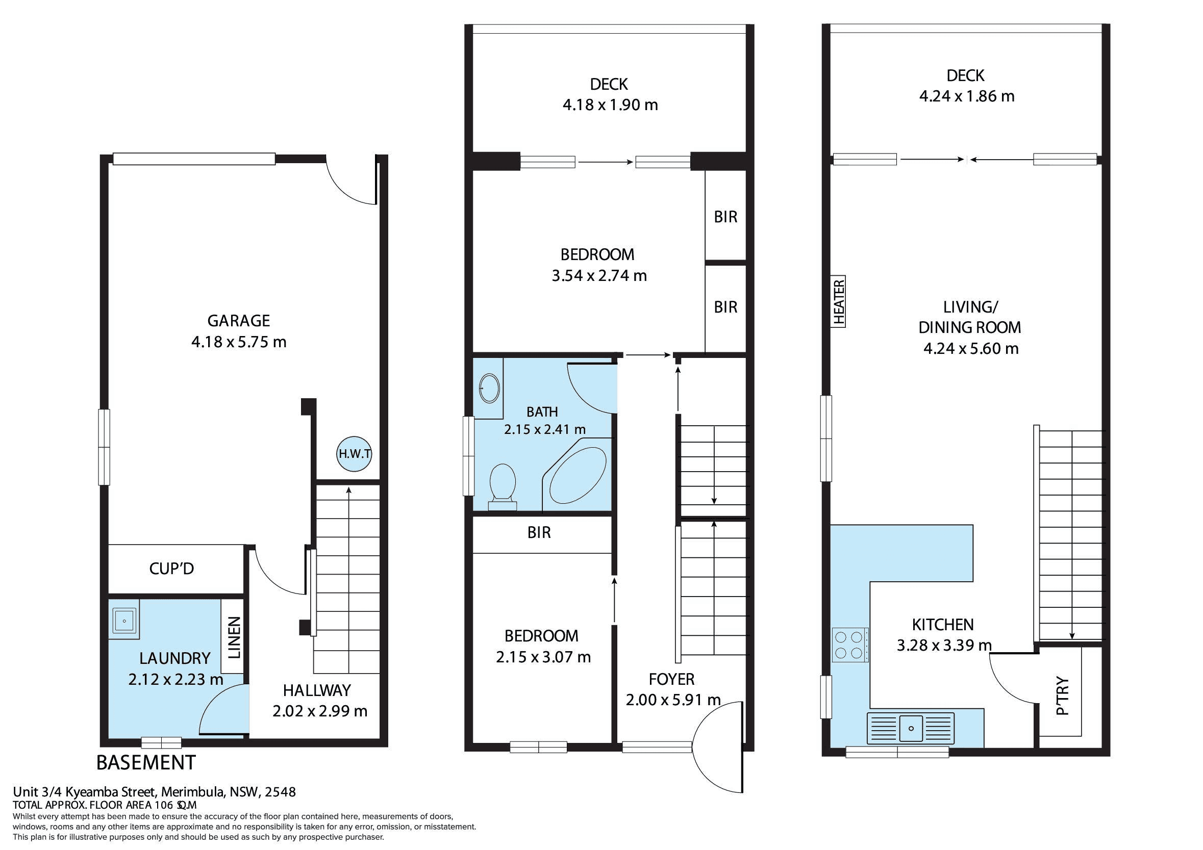 3/4 Kyeamba Street, Merimbula, NSW 2548