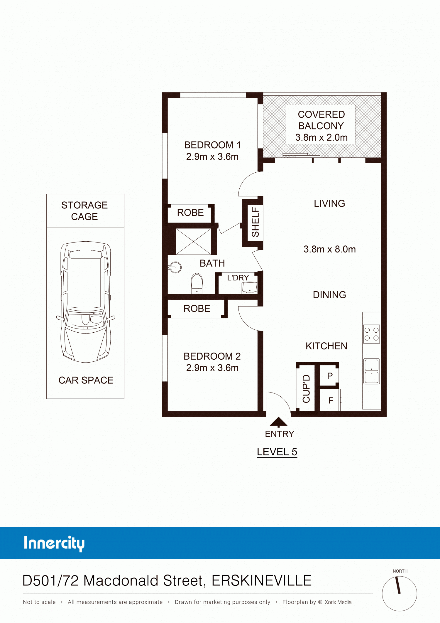 D501/72 Macdonald St, ERSKINEVILLE, NSW 2043