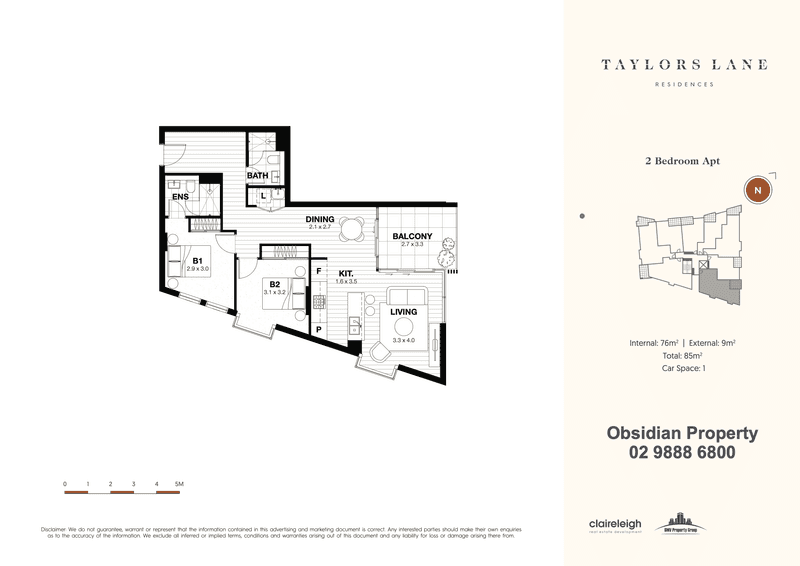 2 Bed/25-29 Longueville Road, LANE COVE, NSW 2066