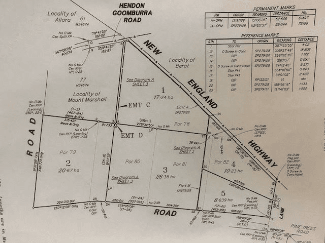 Lot 3 17892 New England Highway, MOUNT MARSHALL, QLD 4362