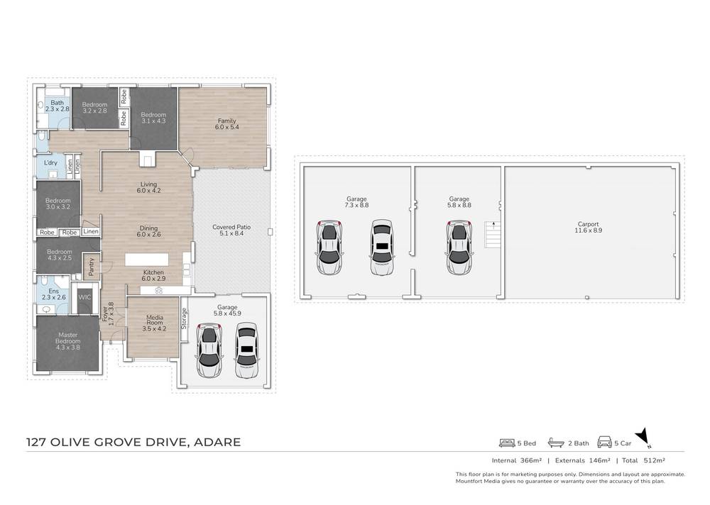 127 Olive Grove Drive, Adare, QLD 4343