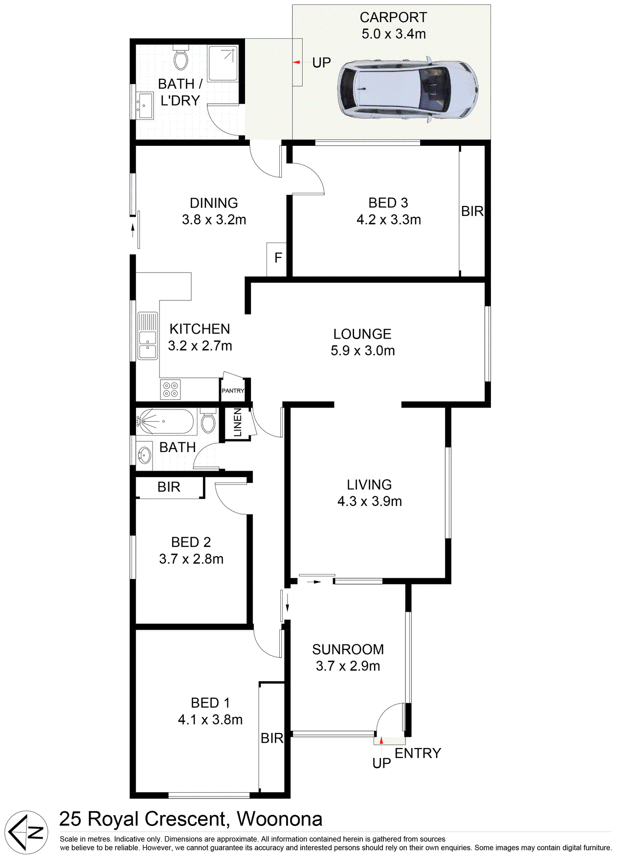 25 Royal Cres, WOONONA, NSW 2517