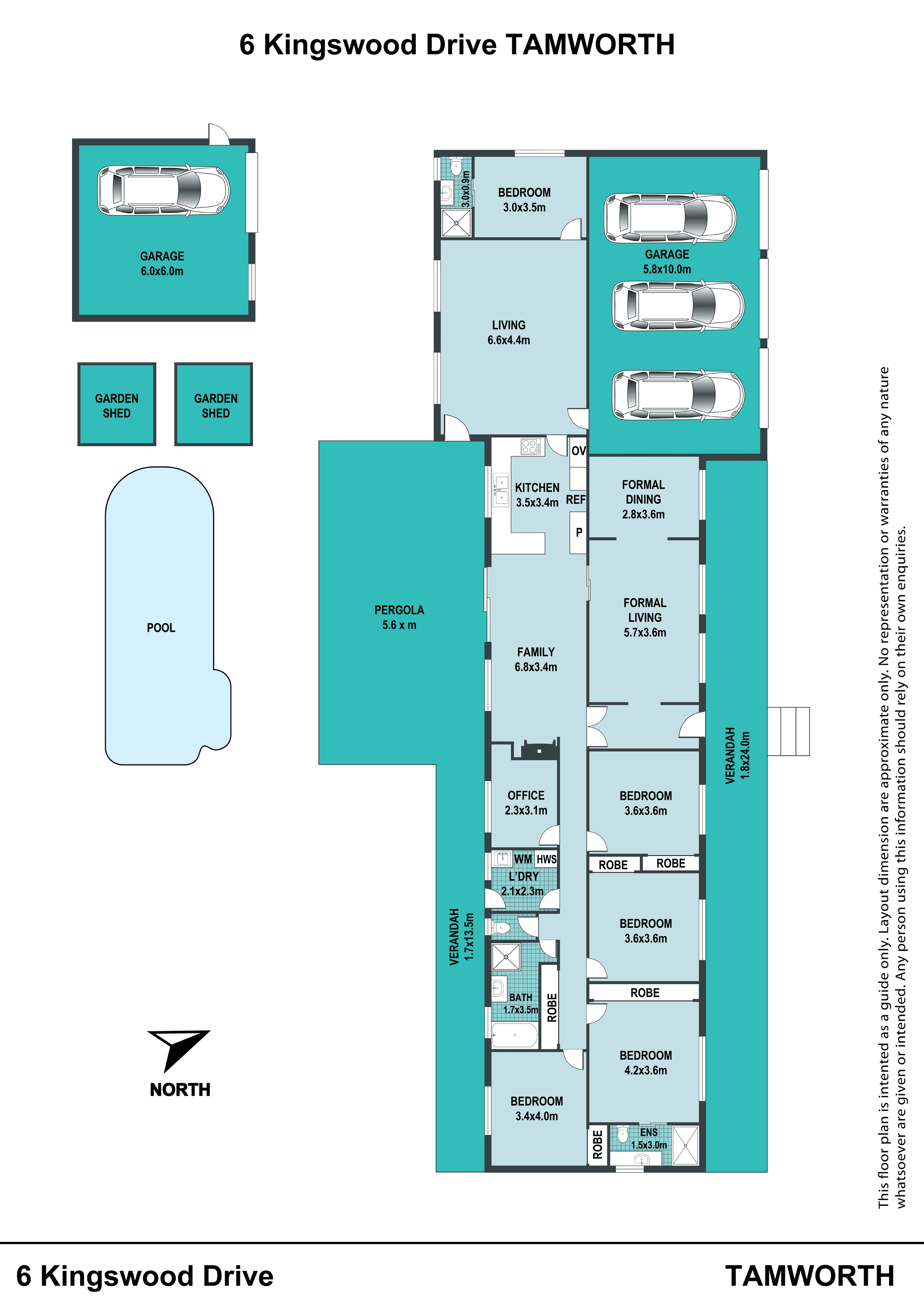 6 Kingswood Drive, TAMWORTH, NSW 2340