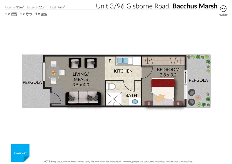 3/96 Gisborne Road, Bacchus Marsh, VIC 3340