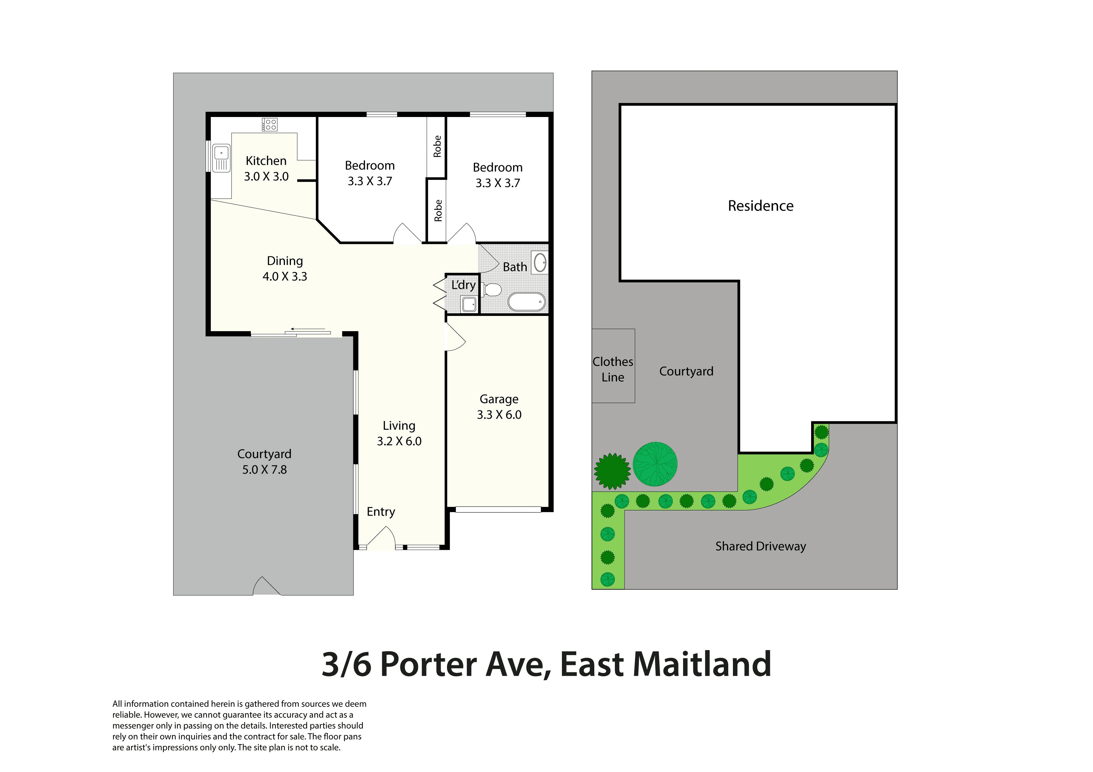 3/6 Porter Avenue, EAST MAITLAND, NSW 2323