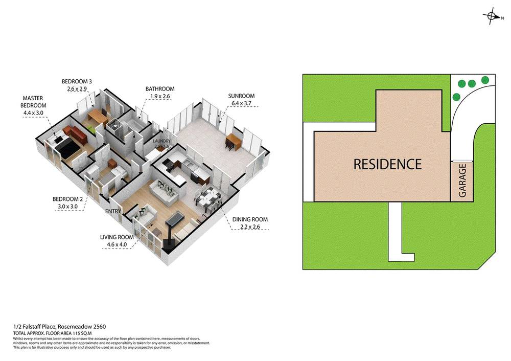 1/2  Falstaff Place, Rosemeadow, NSW 2560