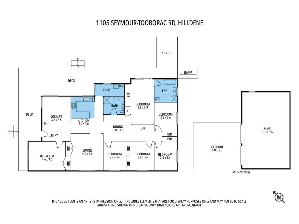 1105 Seymour-Tooborac Road, HILLDENE, VIC 3660