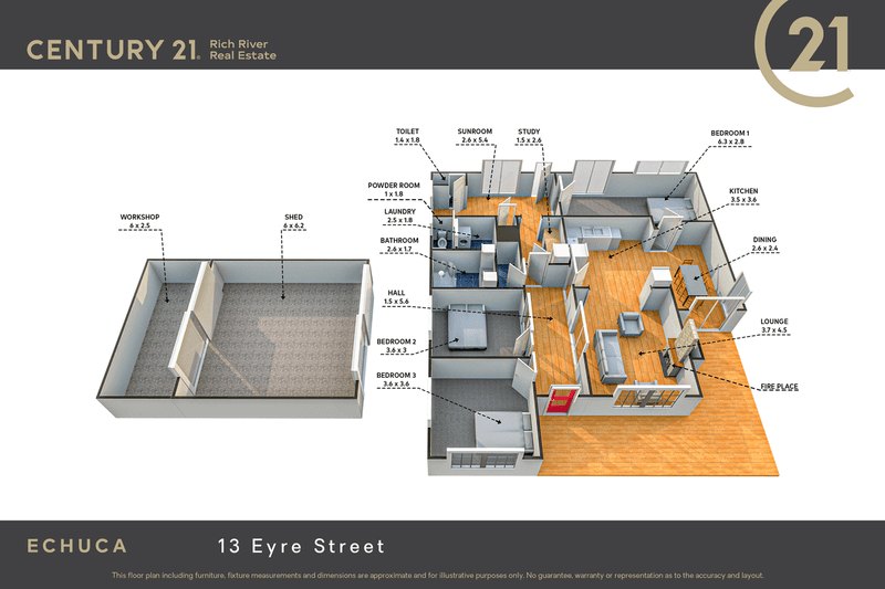 13 Eyre Street, Echuca, VIC 3564