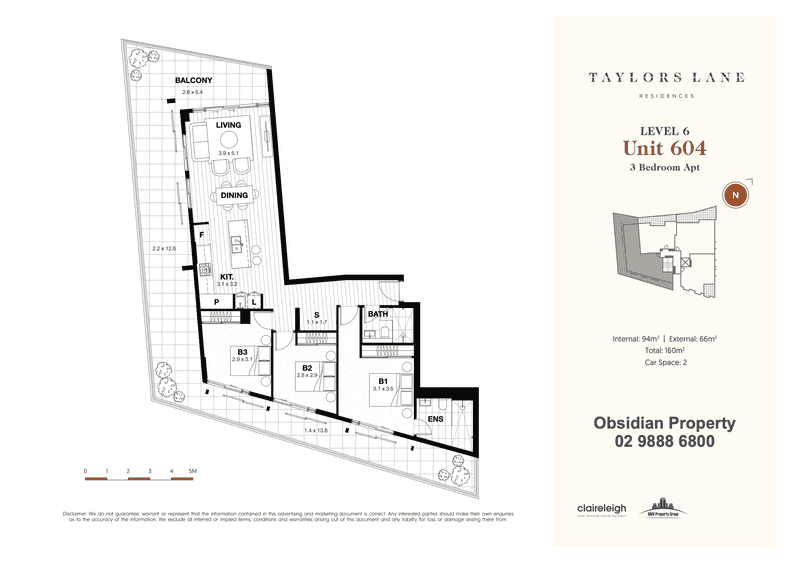 3 Bed/8 Taylors Lane, LANE COVE, NSW 2066