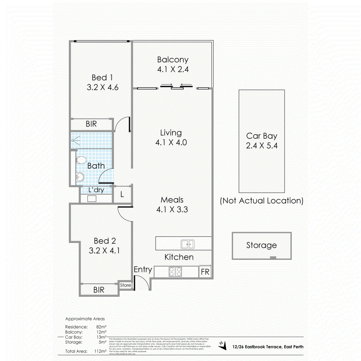12/26 Eastbrook Terrace, EAST PERTH, WA 6004