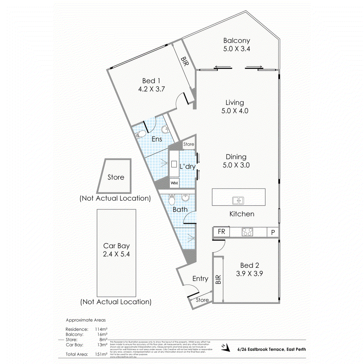 6/26 Eastbrook Terrace, EAST PERTH, WA 6004