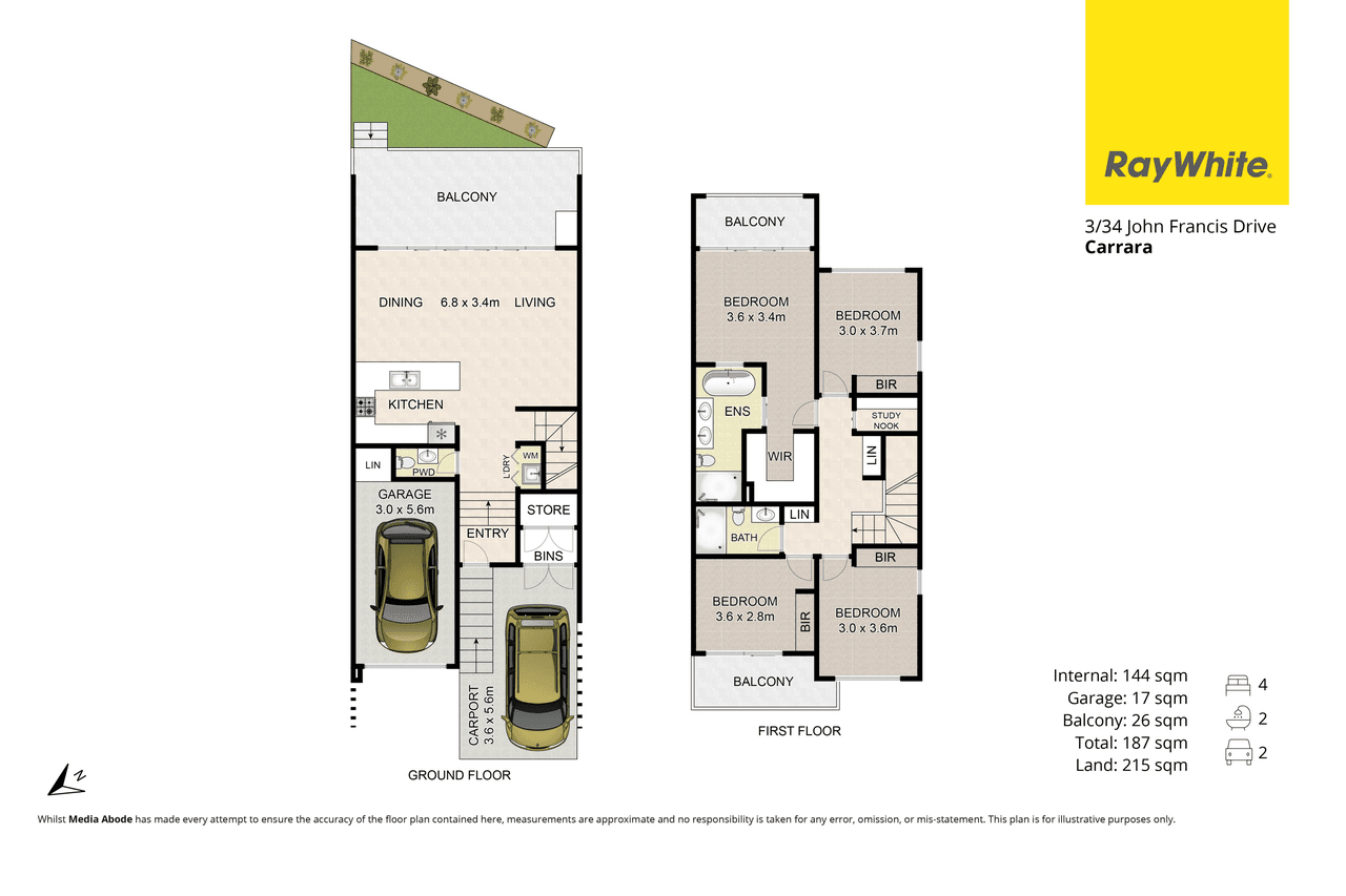 3/34 John Francis Drive, CARRARA, QLD 4211