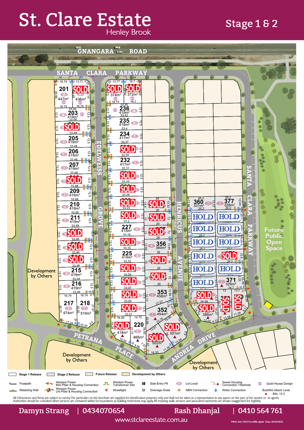 Lot 217 of 6 Petrana Place, Henley Brook, WA 6055