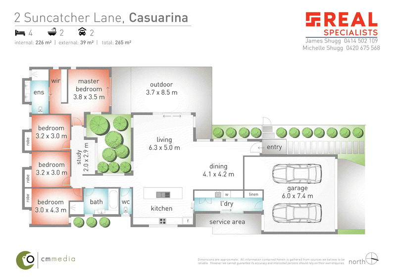 2 Suncatcher Lane, CASUARINA, NSW 2487