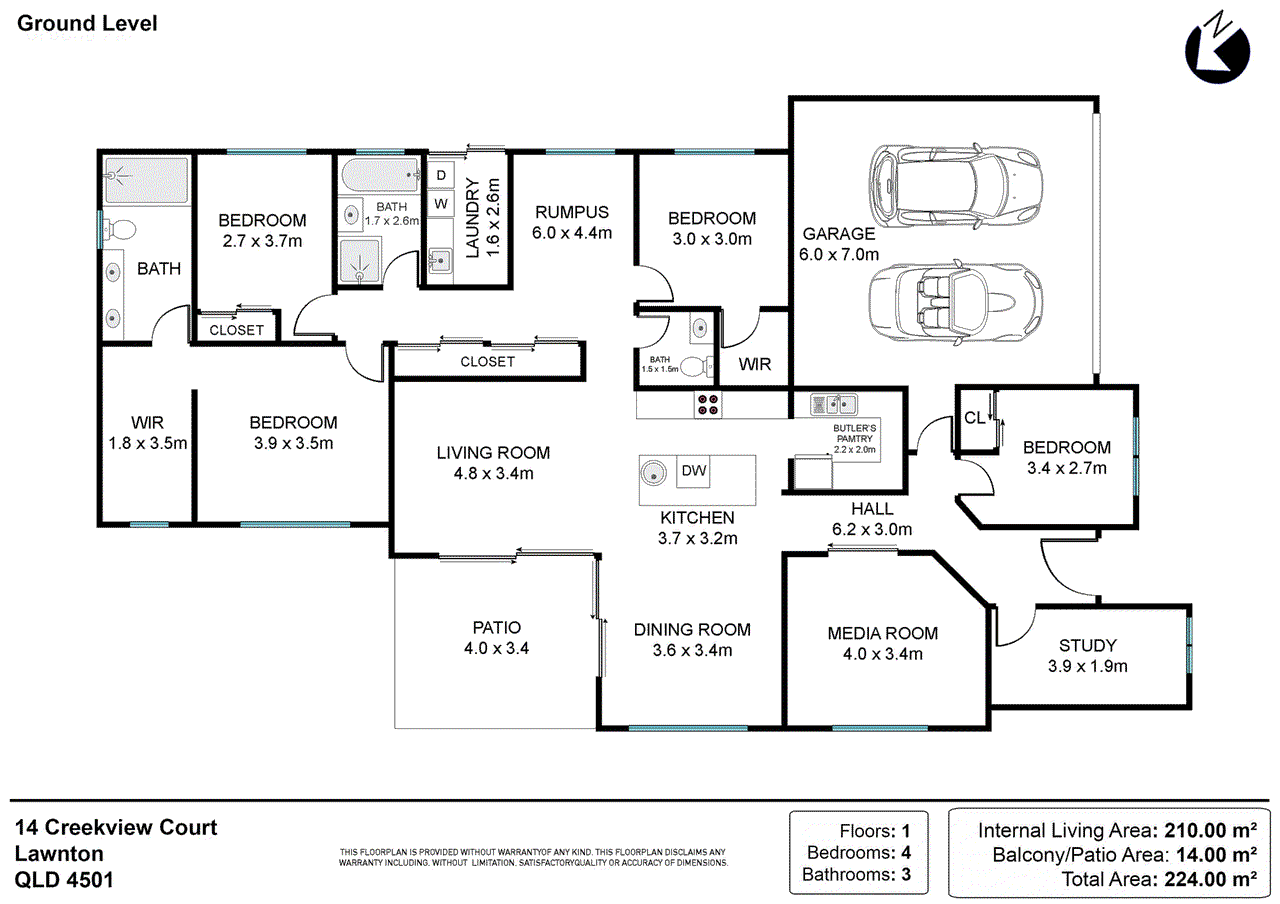 14 Creekview Court, LAWNTON, QLD 4501