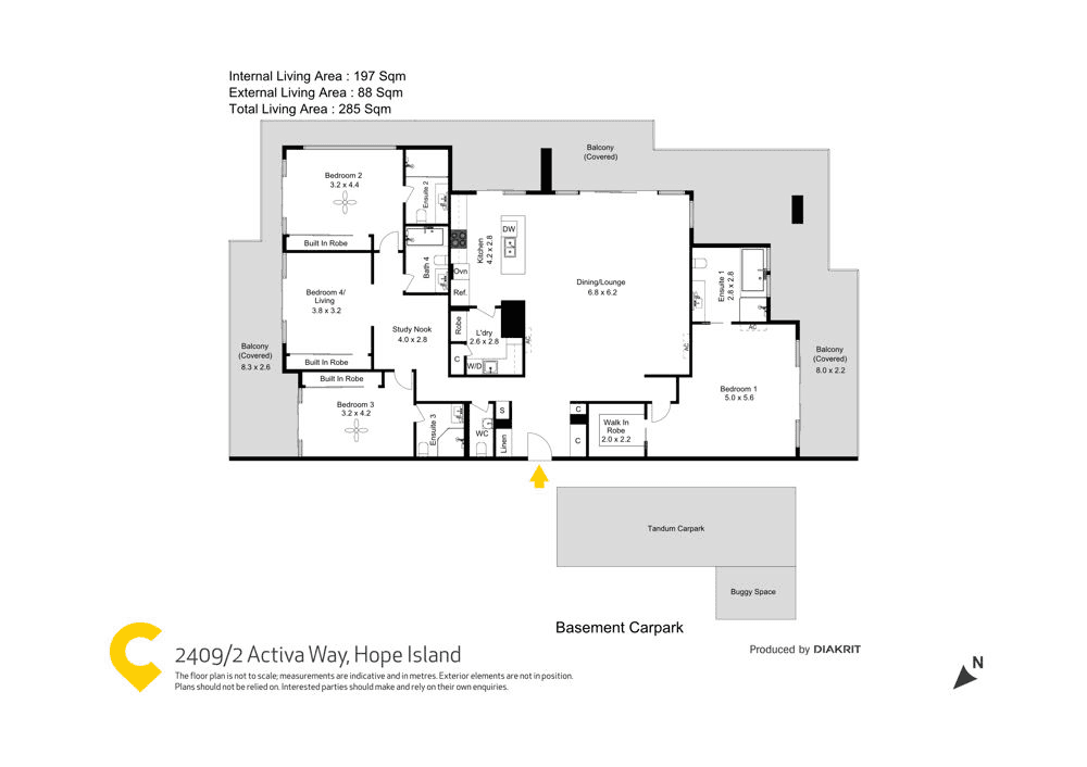 2409/2 Activa Way, HOPE ISLAND, QLD 4212