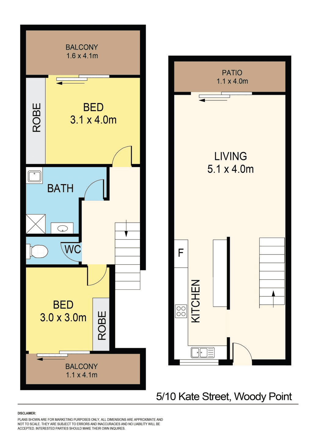 5/10 Kate Street, WOODY POINT, QLD 4019