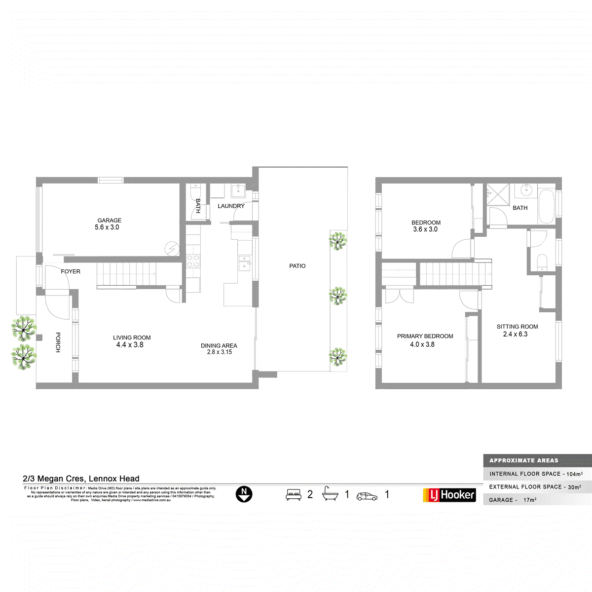 2/3 Megan Crescent, LENNOX HEAD, NSW 2478