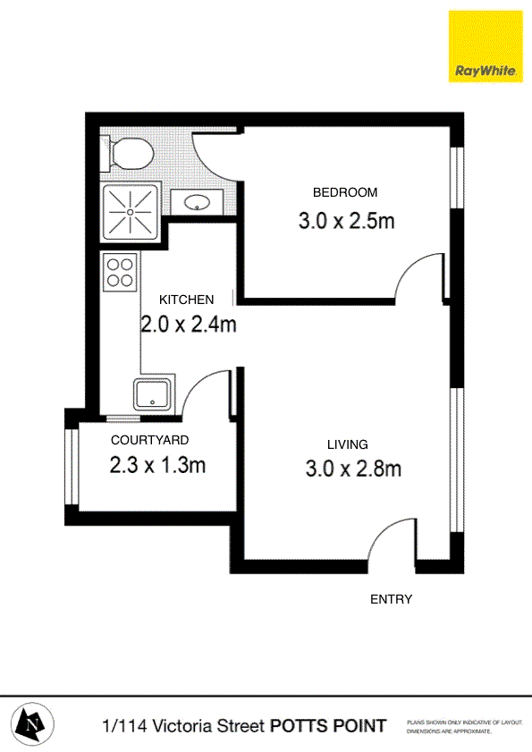 1/114 Victoria Street, POTTS POINT, NSW 2011