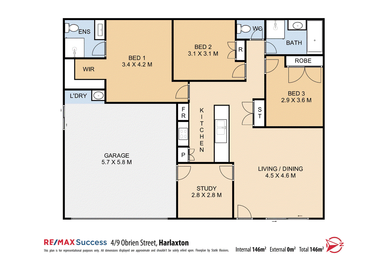 4/9  O'Brien Street, HARLAXTON, QLD 4350